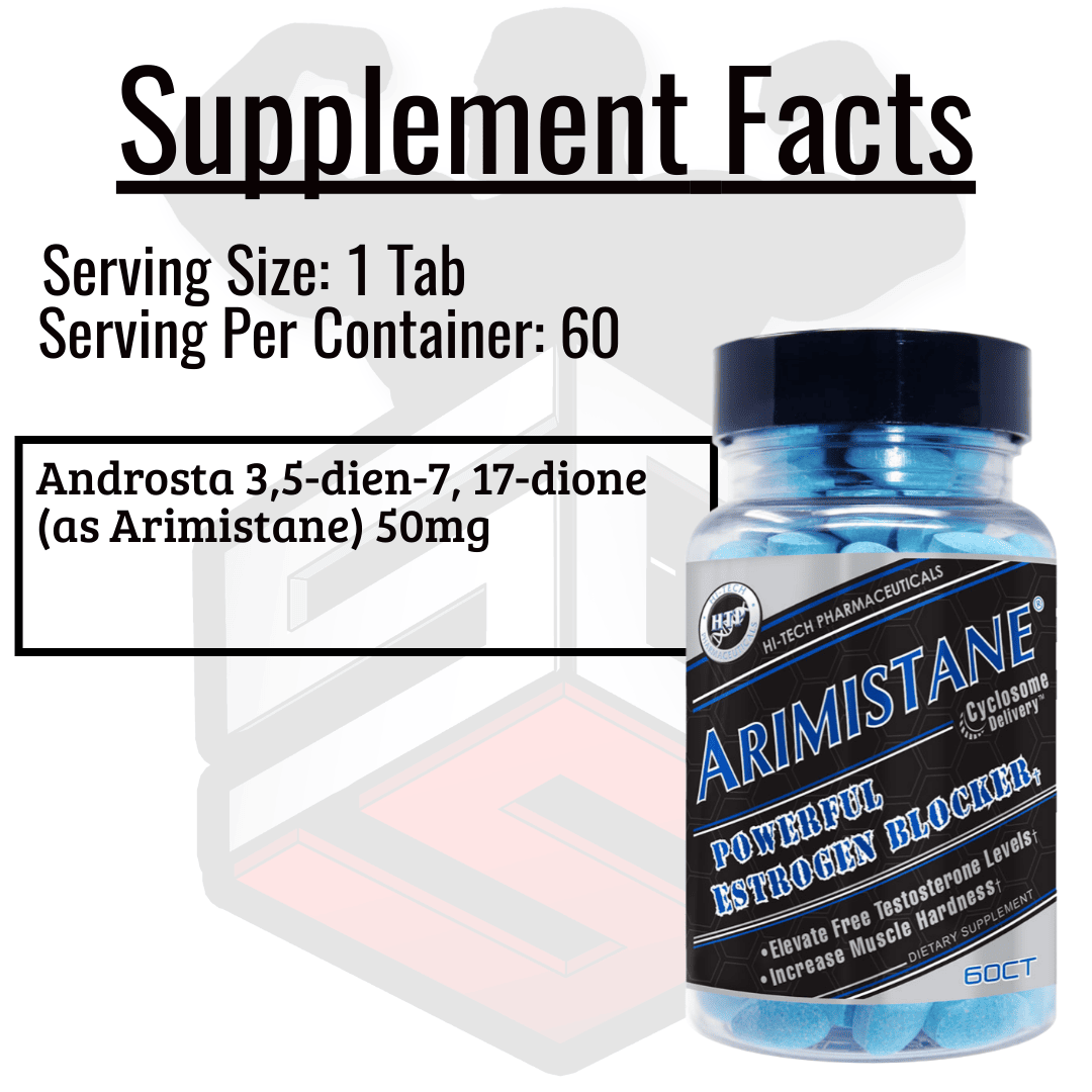 Arimistane Supplement Facts (1)