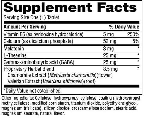 Schiff Melatonin Ultra Supplement Facts
