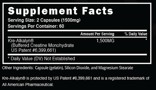 Steel ATP Fusion Supplement Facts
