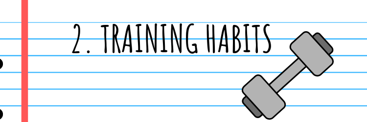 WEIGHT LOSS TRAINING HABITS