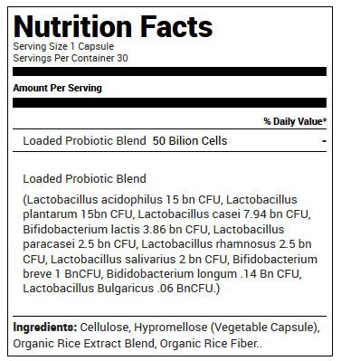Purus Labs Probiotic Ingredients