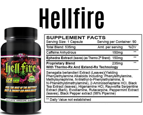 hellfire product + Label