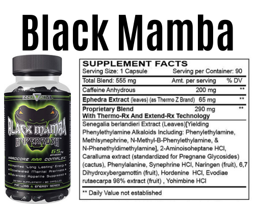 black mamba product + Label