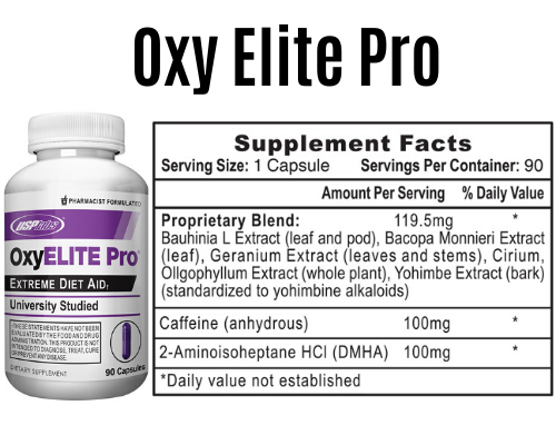 oxy elite pro product + Label