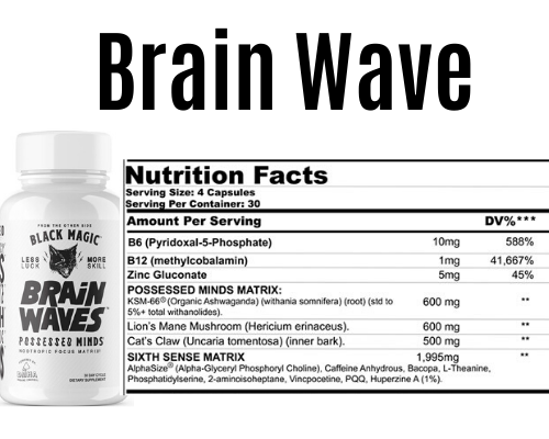 brain waves product + Label