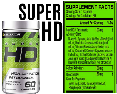 SUPER HD product + Label