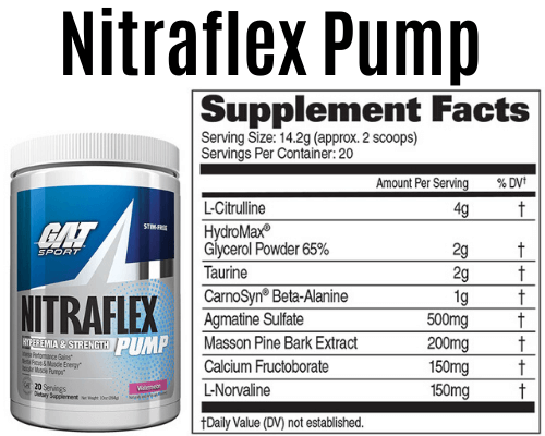 nitraflex pump sf