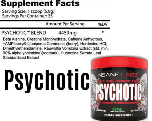 Psychotic Pre workout SF