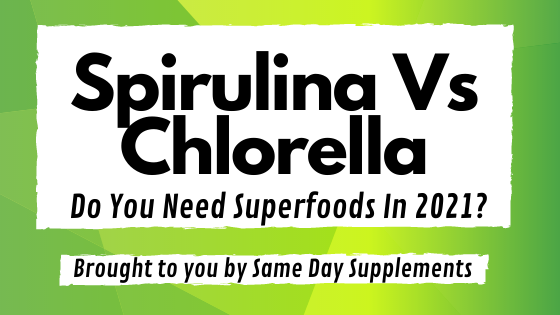 Spirulina VS Chlorella banner