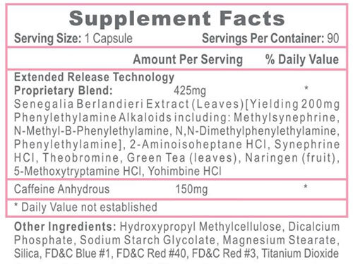 Her Ab Igniter Supplement Facts Image
