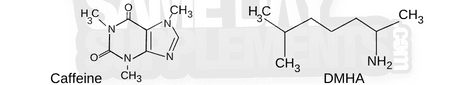 Caffeine VS DMHA structures