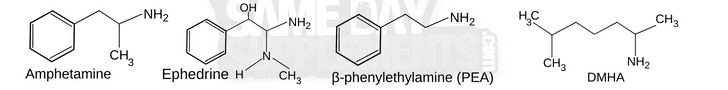 PEA VS DMHA structures