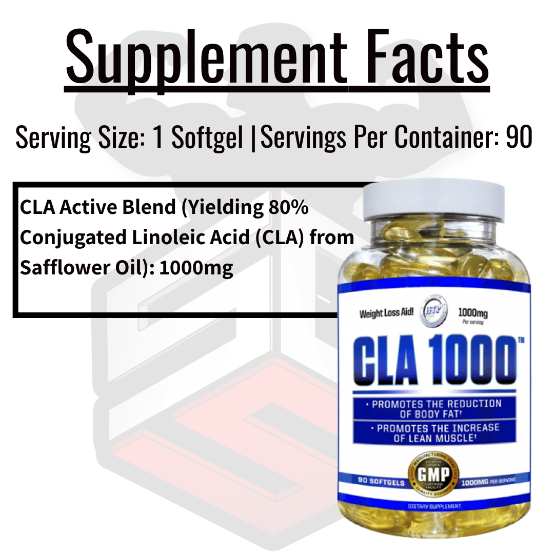 CLA 1000 Supplement Facts