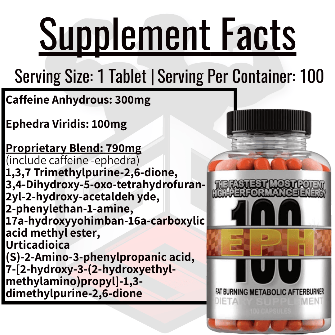 EPH100 Supplement Facts