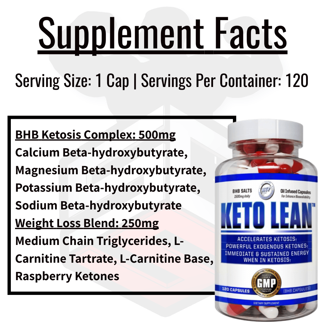 Keto Lean Supplement Facts