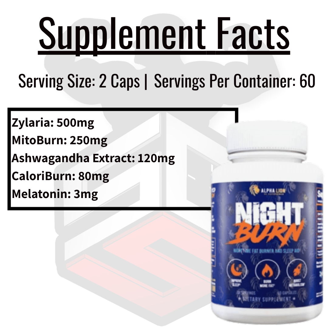 Night Burn Supplement Facts 