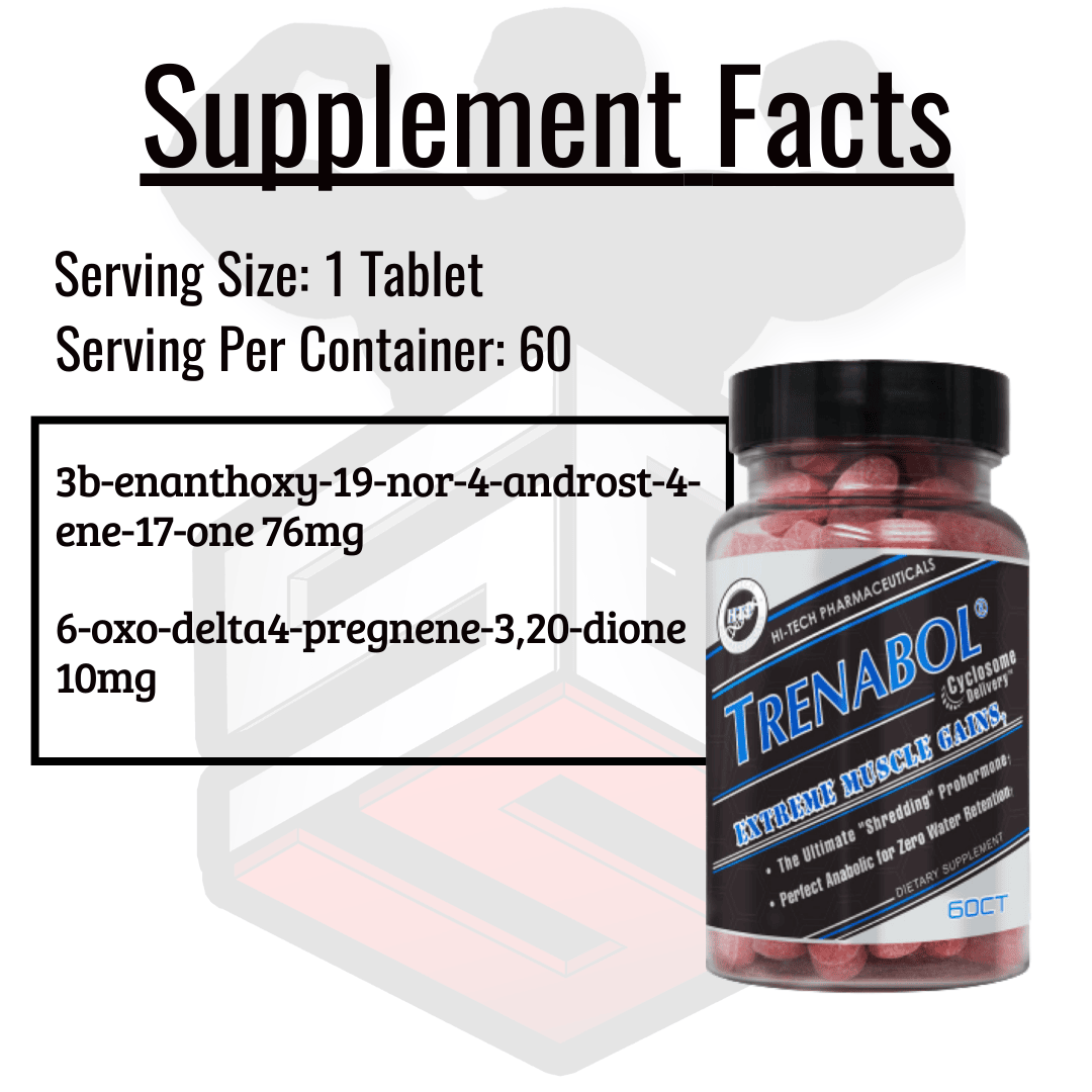 Trenabol Supplement Facts (1)