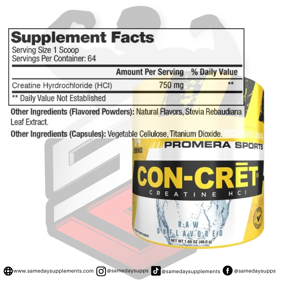 CON-CRET Creatine HCl