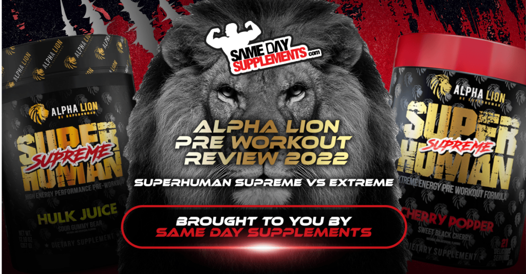 Alpha Lion SuperHuman Pre Workout Review Banner