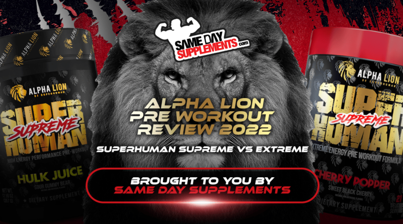 Alpha Lion SuperHuman Pre Workout Review Banner