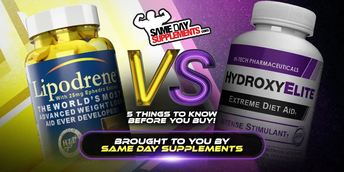 Lipodrene VS HydroxyElite Blog Banner