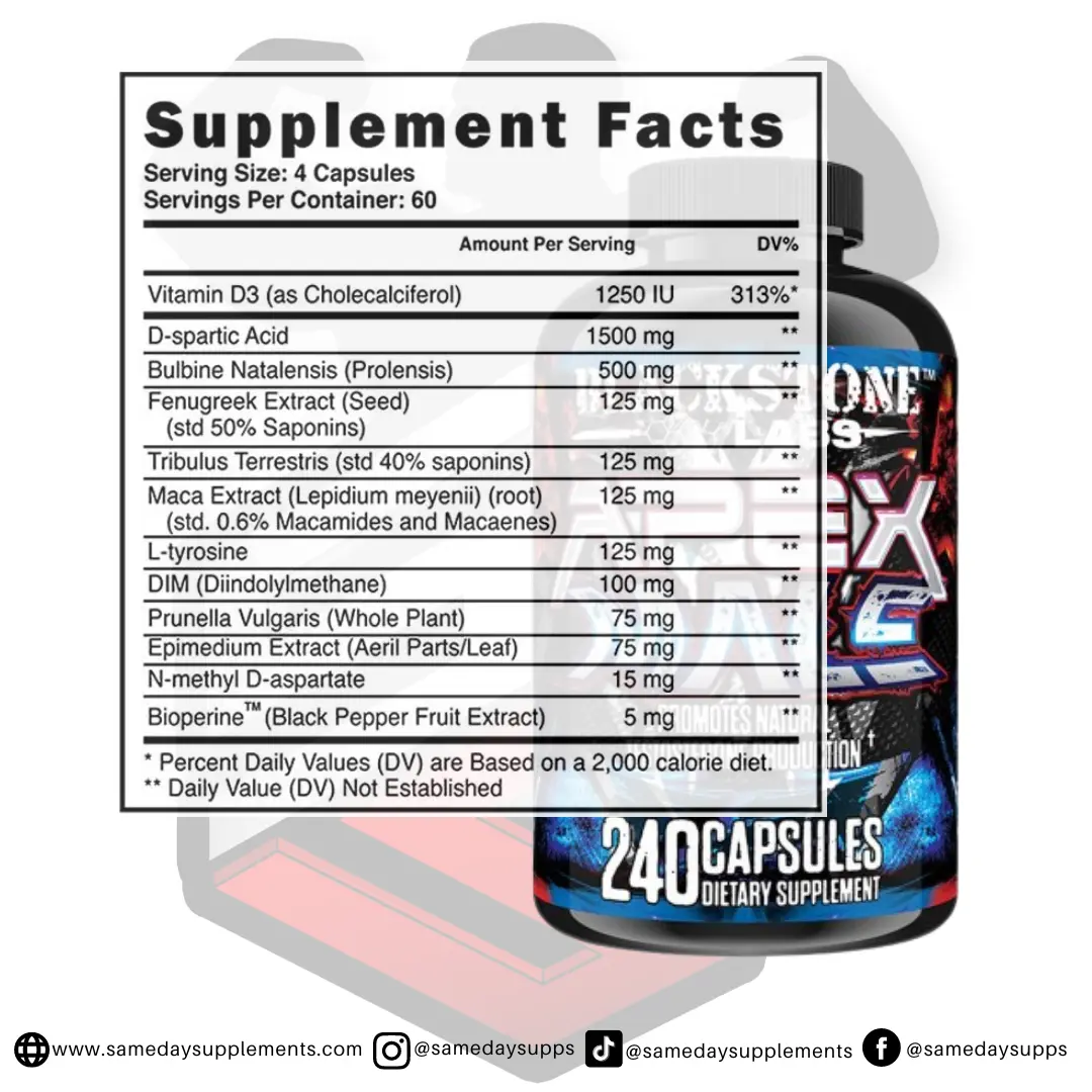 Apex Male Supplement Facts