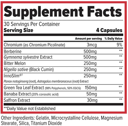 Purus Labs Shuttle Supplement Facts Image