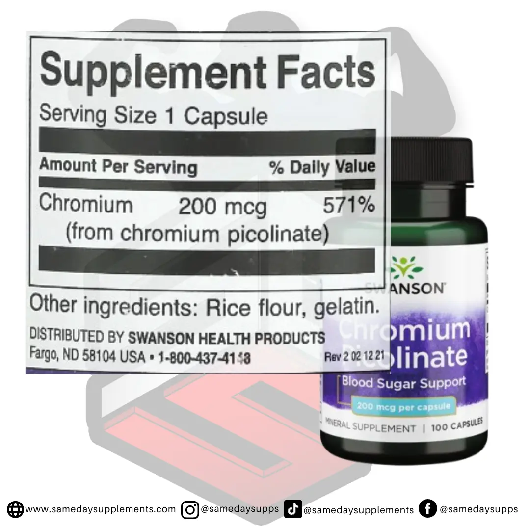 Swanson Chromium Picolinate