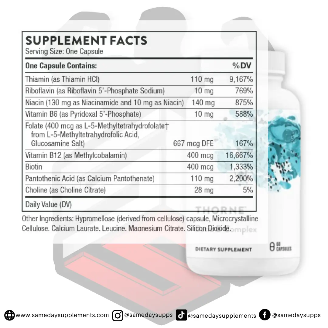 Thorne Basic B Complex