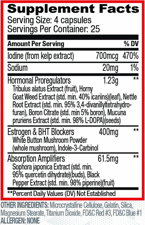 Purus Labs Recycle Supplement Facts Image