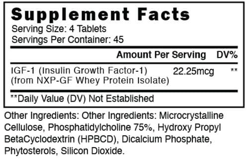 SST-1 IGH Supplement Facts New Image